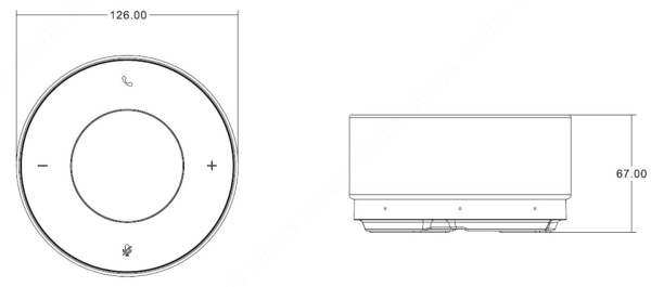 HTI-ASP35 Спикерфон Hitrolink (Захват звука 360° до 8 метров, каскадирование до 4-х устройств, встроенный алгоритм обработки звука Enhanced AI)